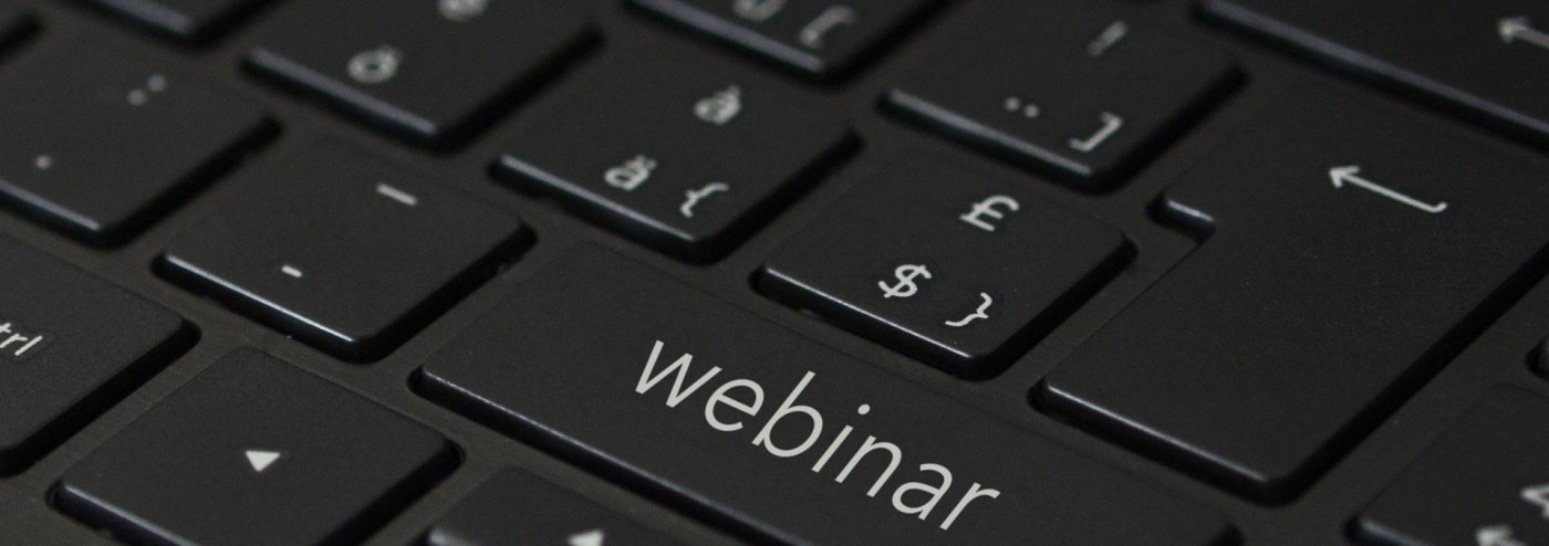 Keyboard with webinar