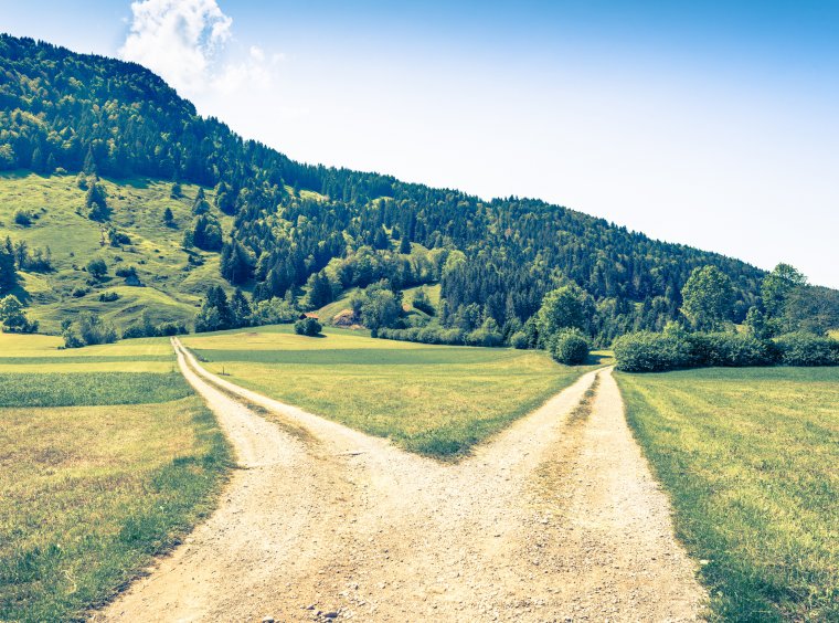 Intersection of roads